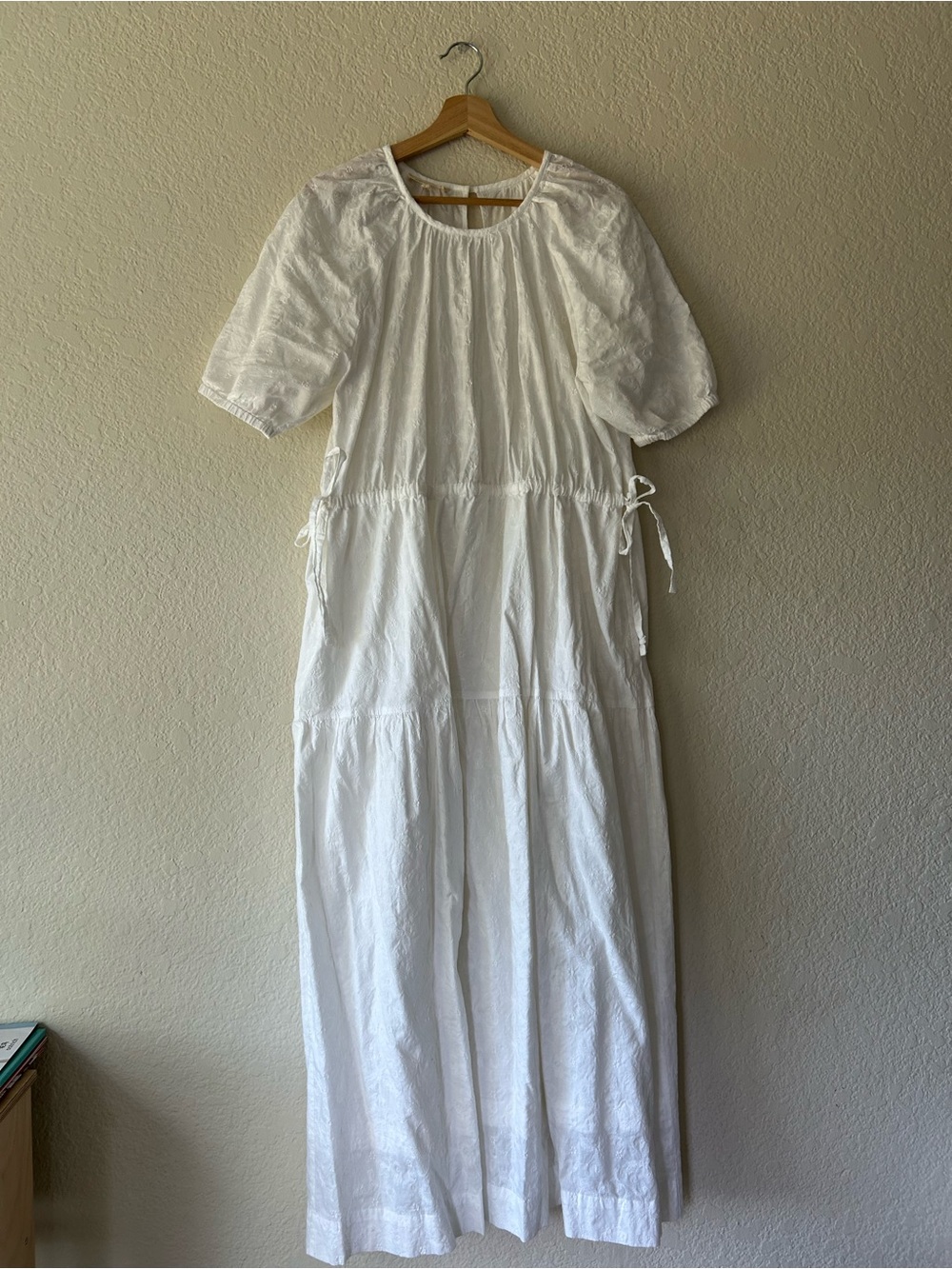 Gillian Stevens White Embroidered Maxi Dress